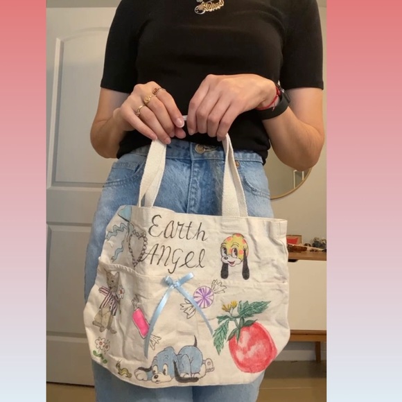 Earth Angel Mini Tote Bag - Picture 2 of 5